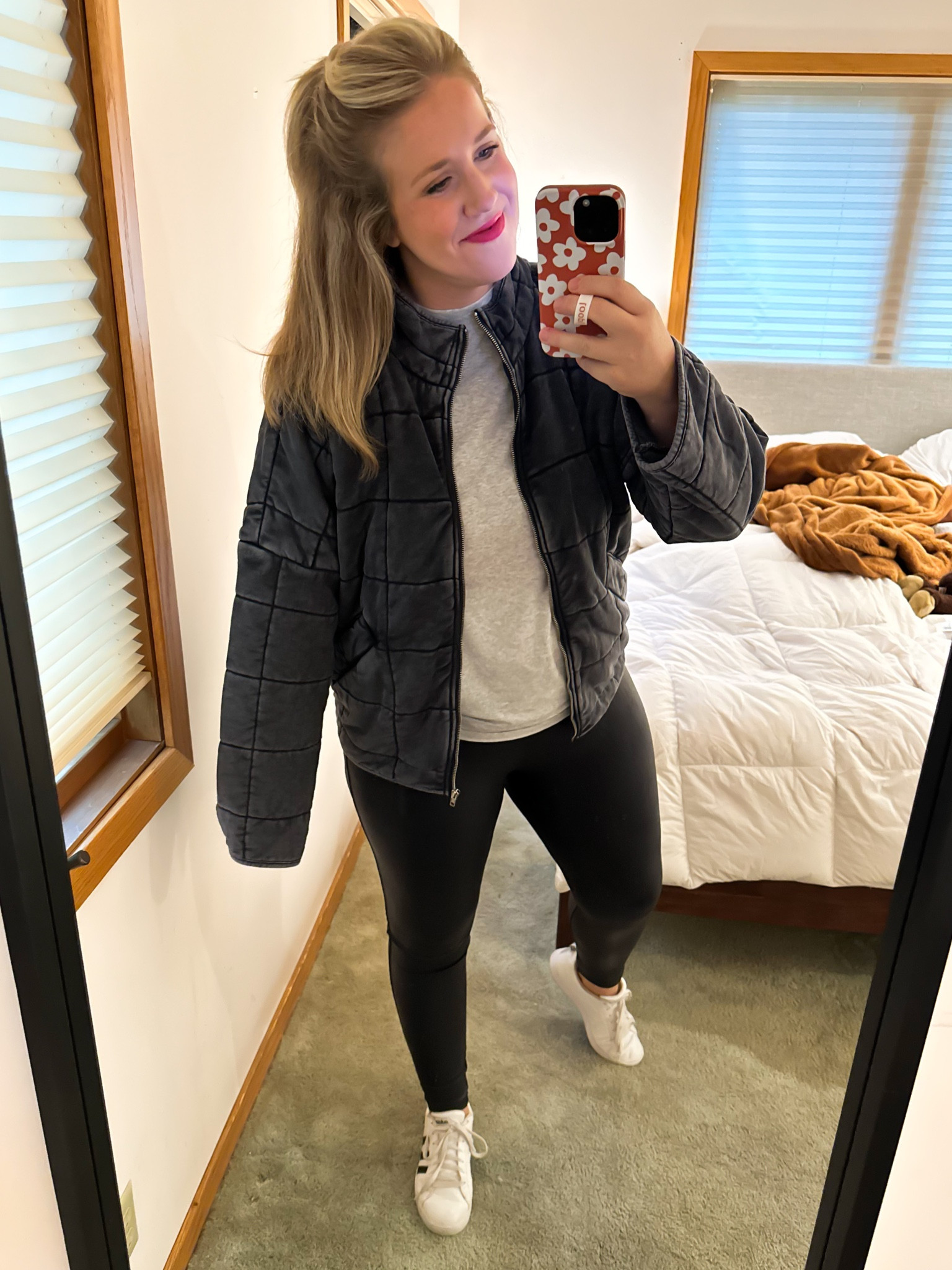 Quilted Free people dupe jacket on major sale today! 🥳 fits oversized - so I sized down to a Large from an XL! Fab quality!

Women’s fall fashion | Mom style | Free People Dupe

#LTKover40 #LTKstyletip #LTKsalealert