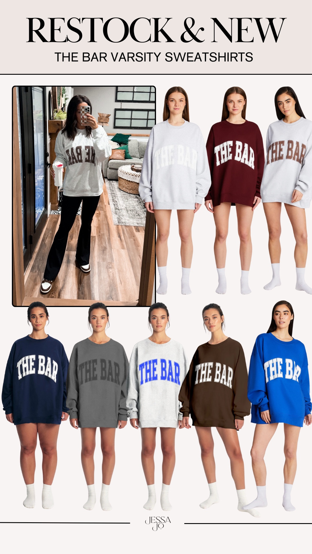 The Bar Varsity Sweatshirts | The Bar New Arrivals | The Bar Restock | Trending Sweatshirts 

#LTKFindsUnder100 #LTKSeasonal #LTKStyleTip