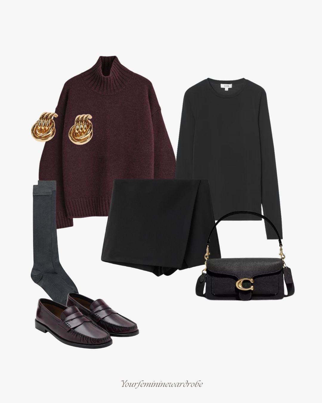 Simple and pretty look for fall 🍂