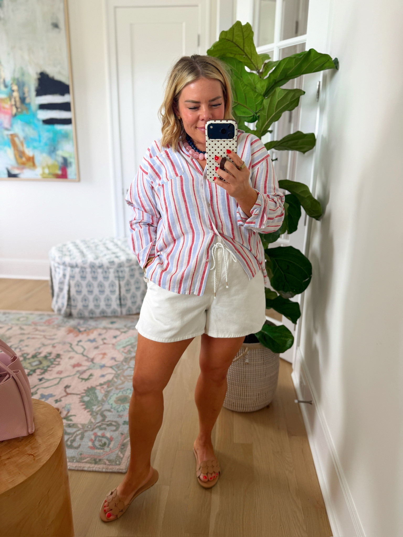 SUCH a versatile top for summer! This STAYS at the front of my closet🙌 Don't miss out on the 20% off sale going on RIGHT NOW at Target! 

 #LTKdayinmylife #LTKgrwm #LTKootd