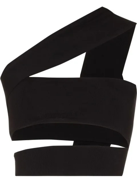 Lama Jouni Haut Crop à Détails De Découpes - Farfetch | Farfetch Global
