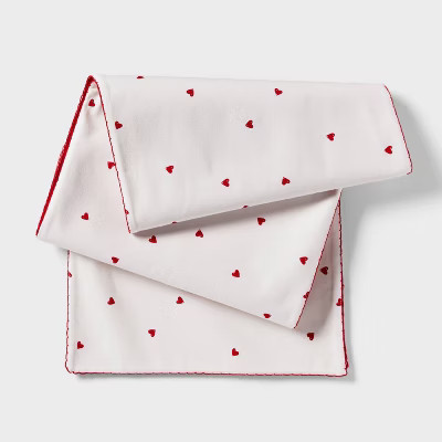 Valentine's Day Small Hearts Table Runner - Threshold™ | Target
