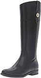 Tommy Hilfiger Women's Shano Equestrian Boot, Black, 5.5 | Amazon (US)