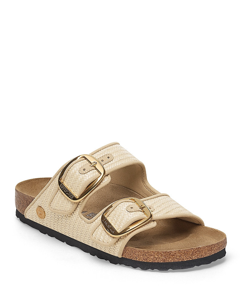Birkenstock Women's Arizona Big Buckle Raffia Sandals | Bloomingdale's (US)