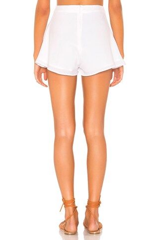 superdown Cory Flutter Shorts in White from Revolve.com | Revolve Clothing (Global)