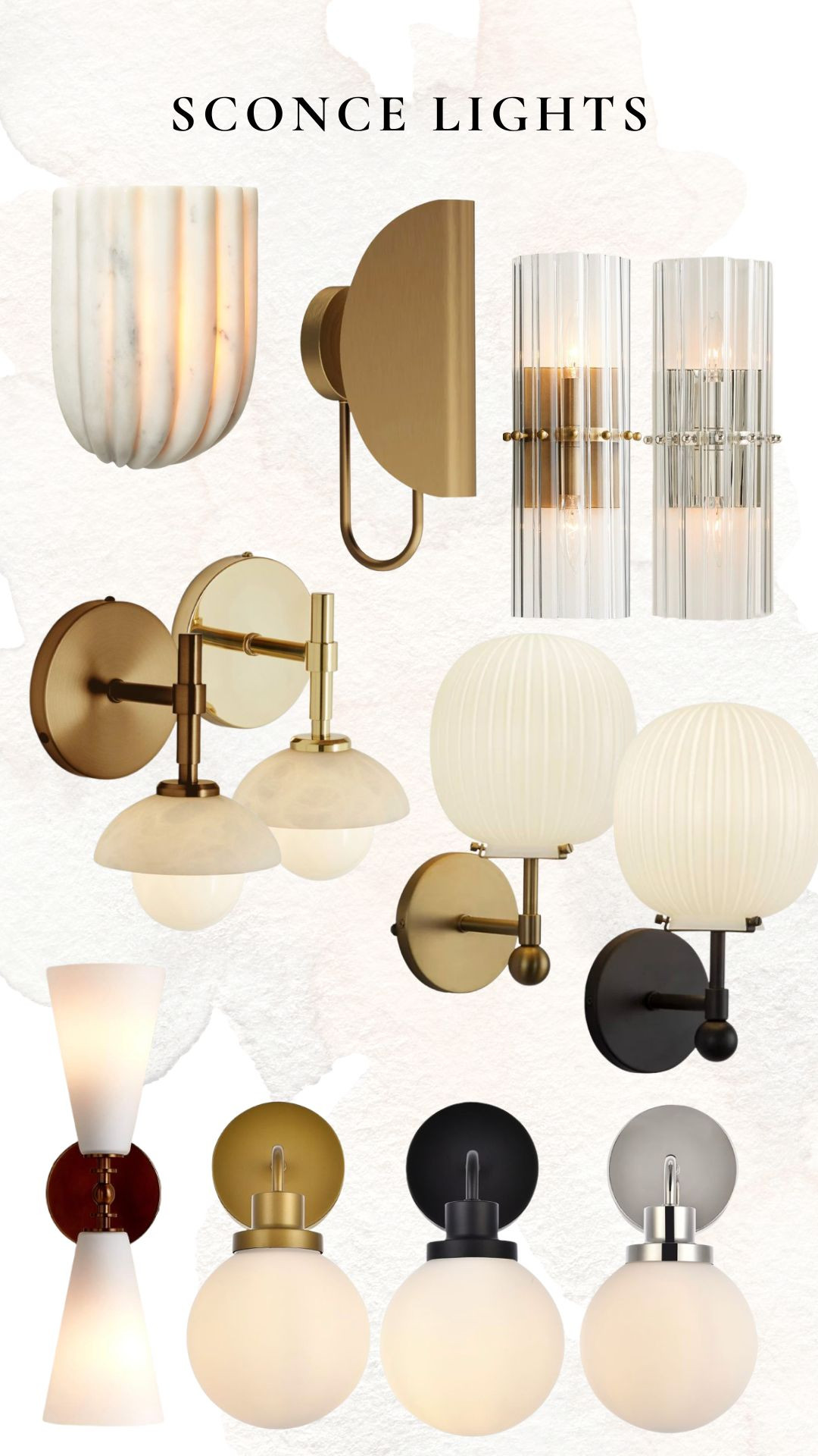 Sconce Lights

bathroom light, bedroom light, home design

 

 #LTKHome