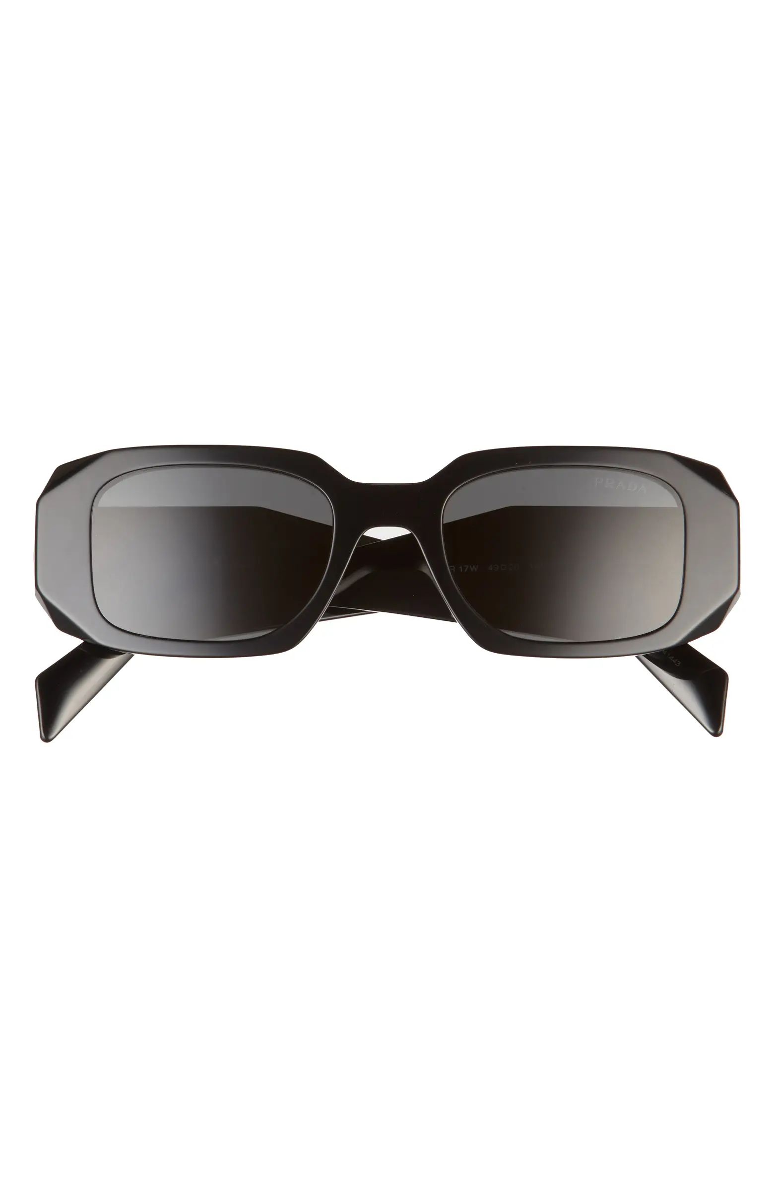 Prada Runway 49mm Rectangle Sunglasses | Nordstrom | Nordstrom