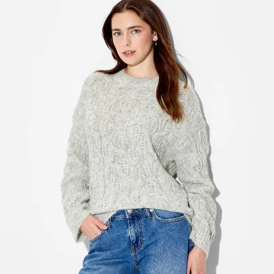 Women's Crewneck Heritage Pullover Sweater - WIld Fable™ | Target