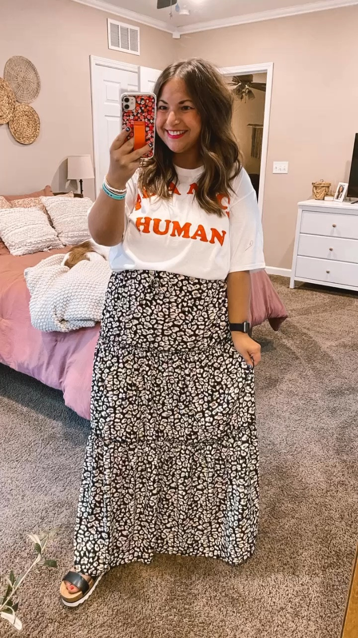 Was $33.99
Currently $28.89 (15% off limited time deal)

I feel like my students would love this outfit. Head to toe Amazon.

sandals: fit true to size // wearing a 5
maxi skirt: fits true to size // wearing a large
tee: fits true to size // wearing a large

#LTKFindsUnder50 #LTKStyleTip #LTKSaleAlert