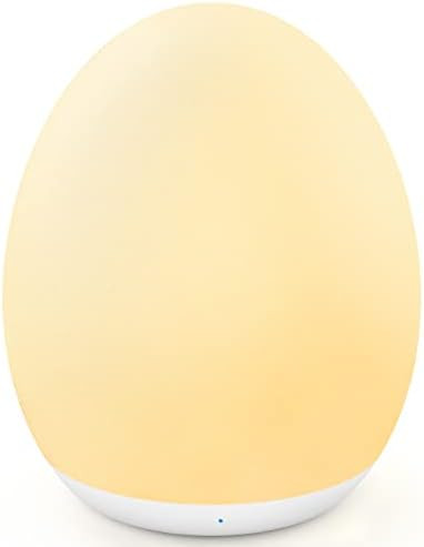 Night Light for Kids, Baby Egg Light for Nursery, 7 Colors Changing & Stepless Dimming, Soft Sili... | Amazon (US)