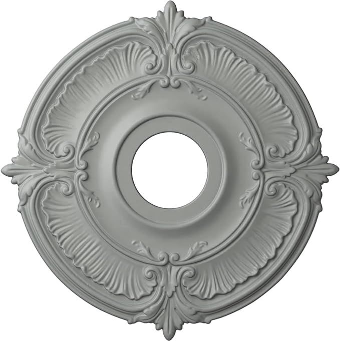 Ekena Millwork CM18AT Attica Ceiling Medallion, 18"OD x 4"ID x 5/8"P (Fits Canopies up to 5"), Fa... | Amazon (US)