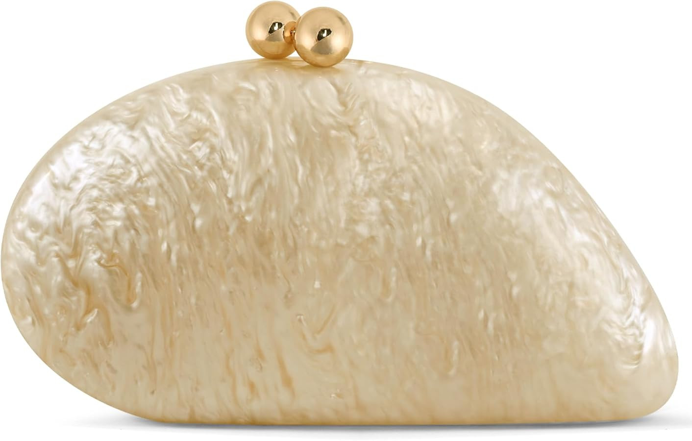 Shell Clutch Purse for Women Formal, Evening Bag, Pearl Clutch | Amazon (US)