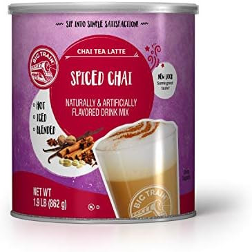 Big Train Spiced Chai Tea Latte, 1.9 Lb (1 Count), Powdered Instant Chai Tea Latte Mix, Spiced Bl... | Amazon (US)