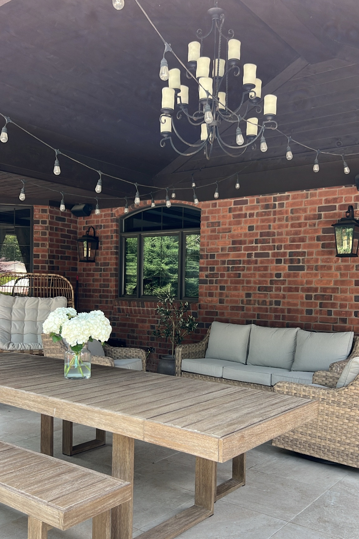Covered patio & outdoor dining✨

#LTKhome #LTKstyletip #LTKSeasonal