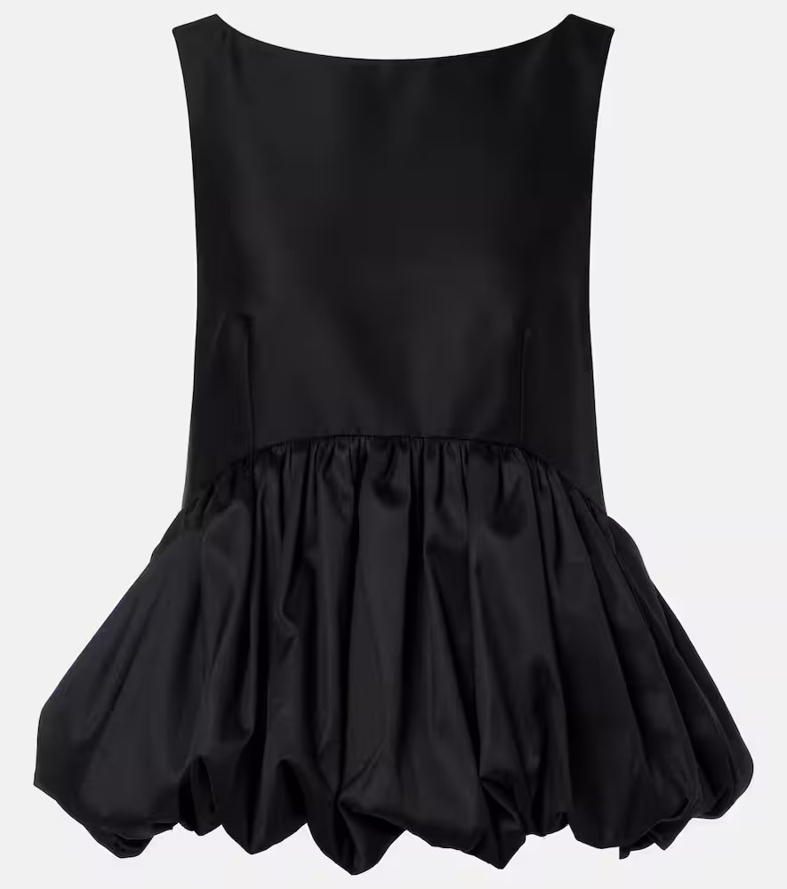 Róhe Peplum wool and silk top | Mytheresa (US/CA)