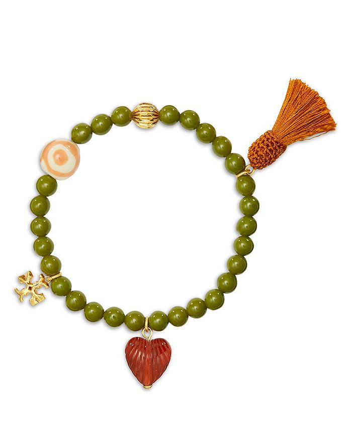 Roxanne Logo, Tassel & Mixed Charm Beaded Stretch Bracelet | Bloomingdale's (US)