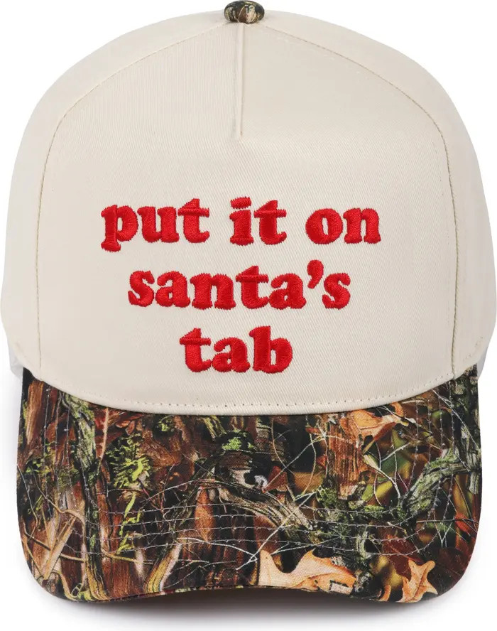 David & Young Santa's Tab Cotton Baseball Cap | Nordstromrack | Nordstrom Rack