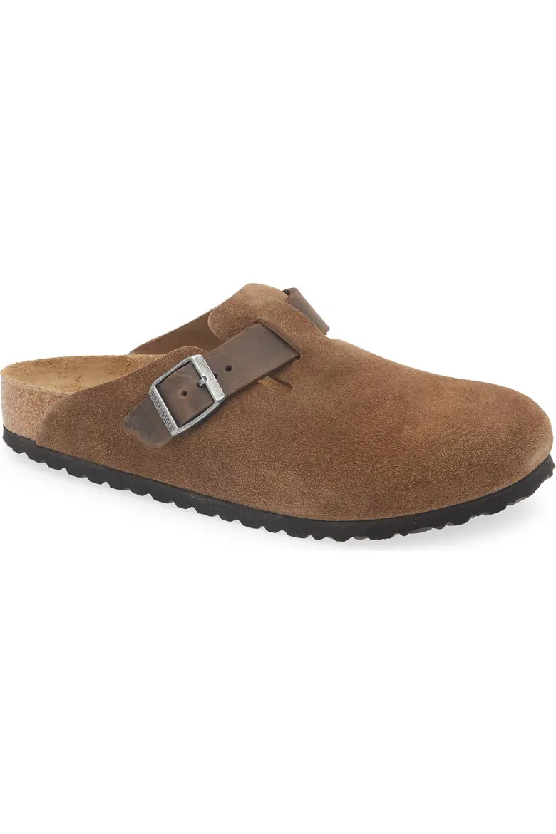 Birkenstock Boston Soft Clog in Tobacco at Nordstrom, Size 13-13.5Us | Nordstrom