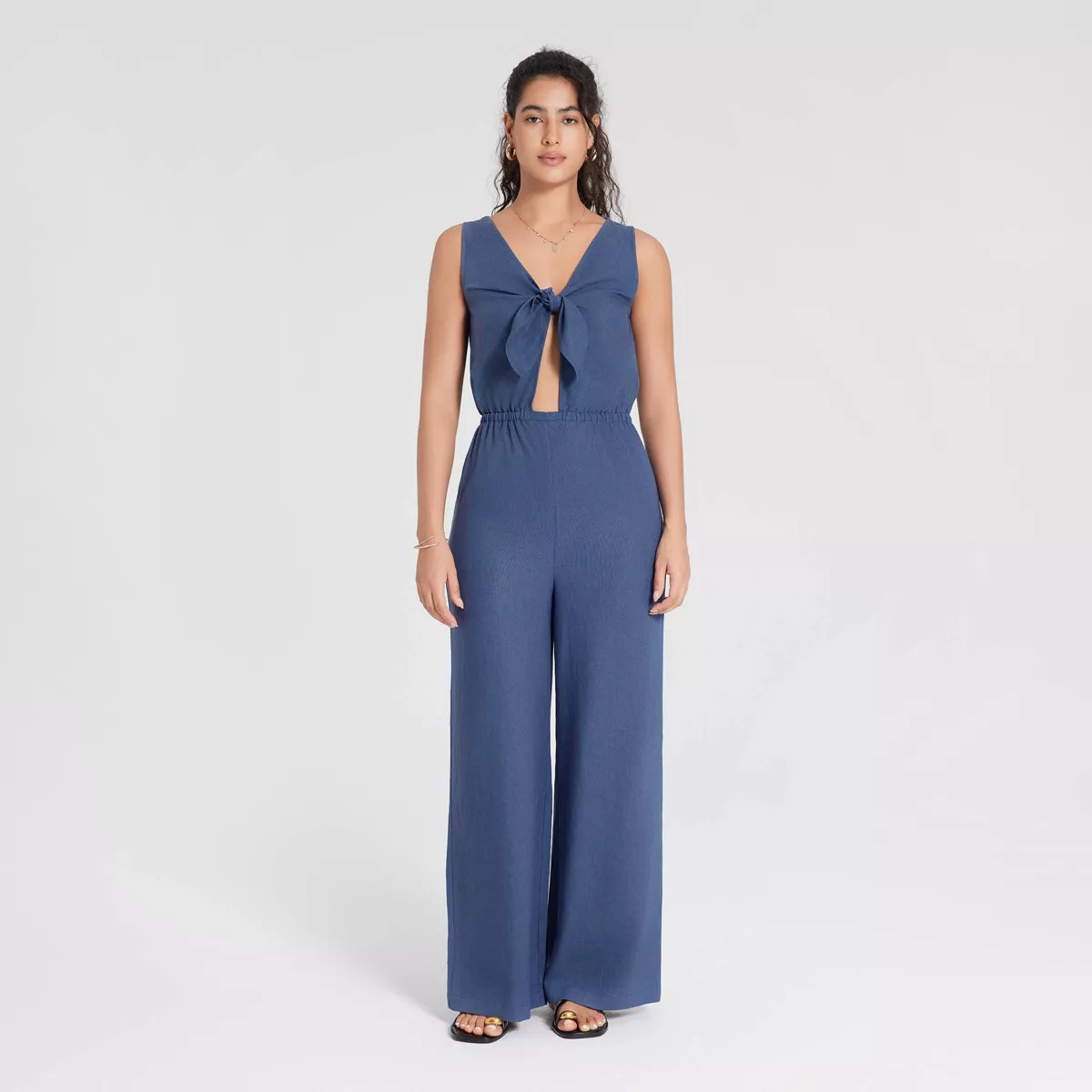 Women's Tie-Front Jumpsuit - Universal Thread™ | Target