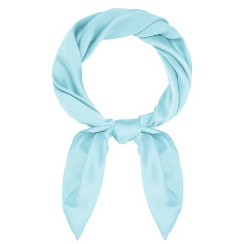Satin Scarf Square Scarf Neck Hair Scarf Handkerchief Bandanas for Women Men Girls Boys Costume A... | Amazon (US)