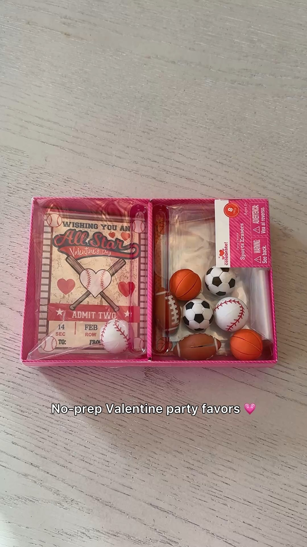 Walmart is making Valentine’s Day easy 💕
This sports party favor kit is ready to go and perfect for classroom celebrations or last-minute plans.
#ValentinePartyFavors
#ClassroomValentines
#EasyGiftIdeas
#WalmartFinds
#GiftIdeas

Simple, budget-friendly, and done ✔️

#LTKKids #LTKmomlife #LTKSeasonal