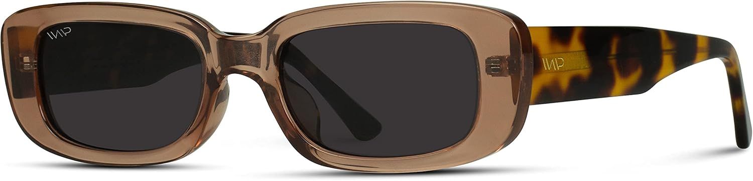 WearMe Pro - Trendy Vintage Polarized Rectangular Sunglasses | Amazon (US)