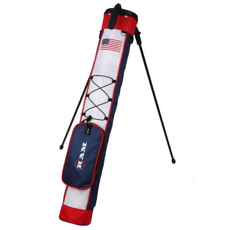 Ram Golf Pitch and Putt Lightweight Golf Carry Bag with Stand USA Flag | Target