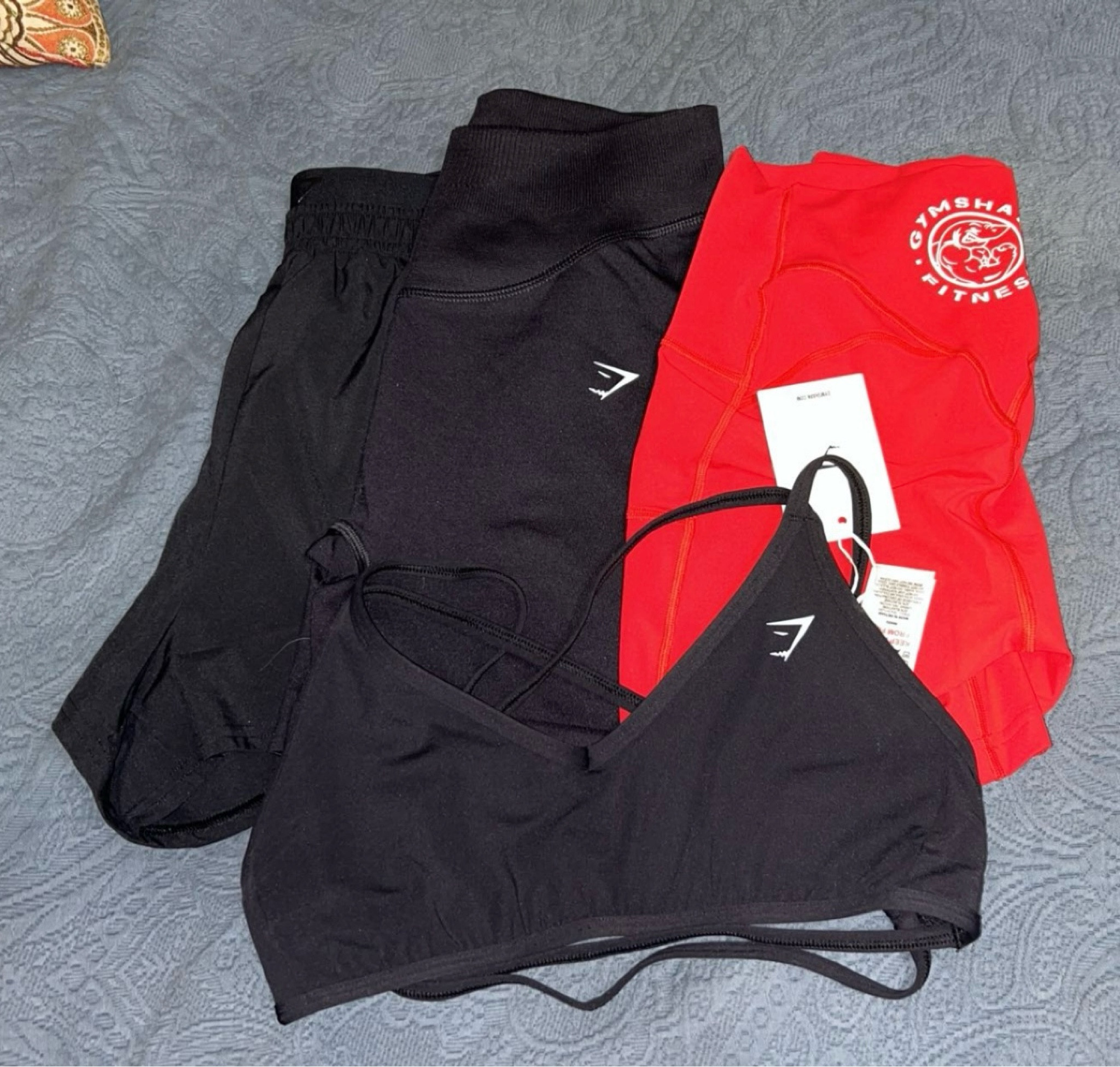 A little gym shark haul featuring two black shorts, plus a red pair and a black backless sports bra 😋 (grabbed it all from the GymShark sale)

#LTKSummerSales #LTKFitness #LTKActive