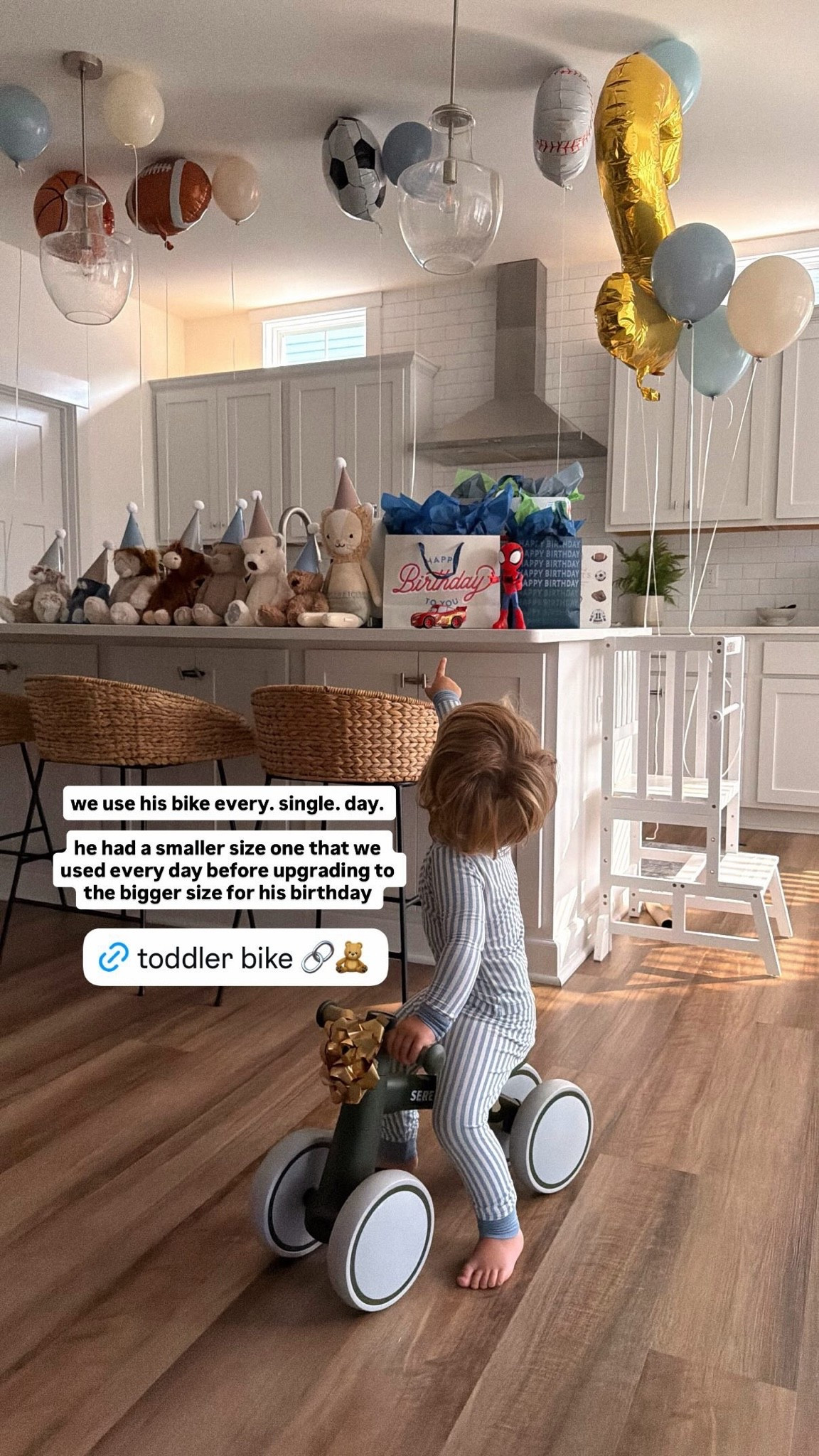 The toddler balance bike we love and use every day!!!! Linking the smaller sized bike too that we used before this (in black)

#LTKmomlife #LTKKids #LTKdayinmylife