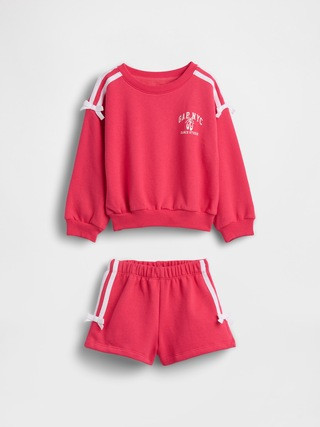 Baby & Toddler VintageSoft Bow Logo Sweat Set | Gap (US)