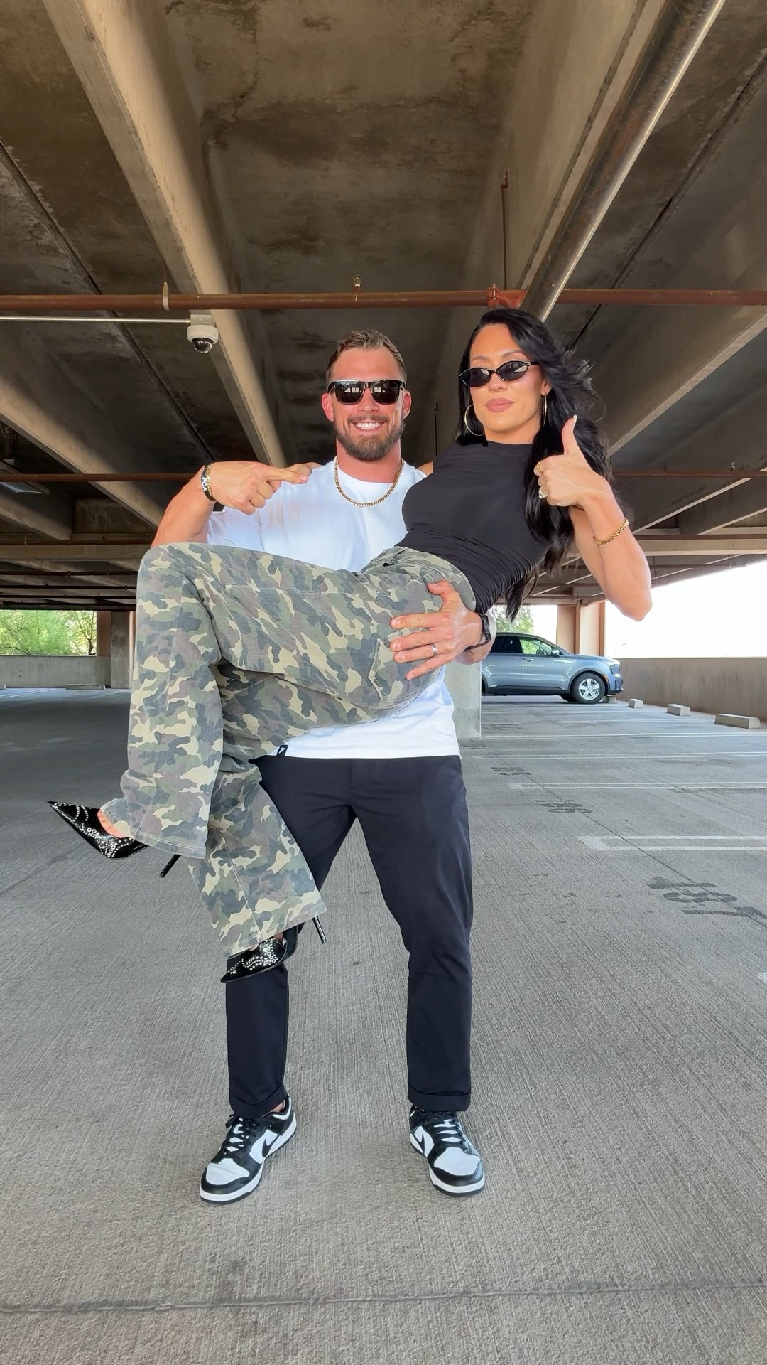 His prized fish 😂😝🎣 sharing my outfit details! You can use code NICKYS40 on my jeans! I’m in a size 25 

Camo jeans
Smoothing tee

#LTKootd #LTKgrwm #LTKdayinmylife