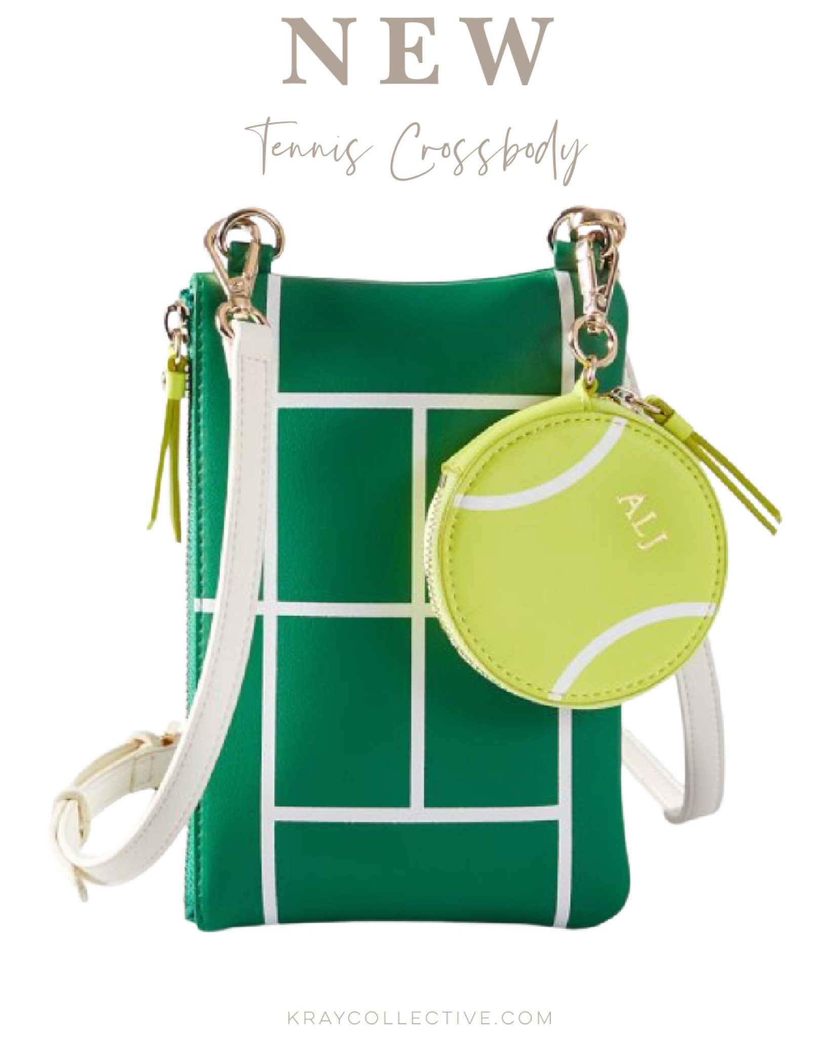 Courtside Crossbody Tennis Bag