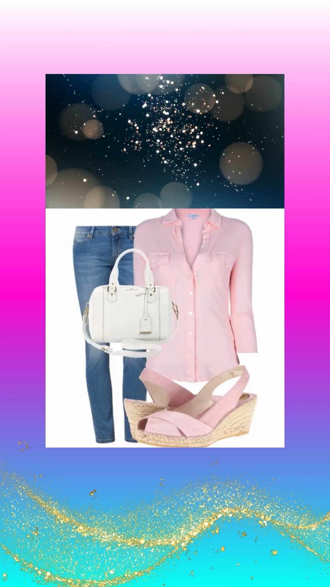 CUTE CASUAL PINK STYLE 💕✨

Cute casual fashion never looked so effortlessly chic. A soft pink top paired with classic blue denim creates the perfect blend of comfort, femininity, and everyday style. Fresh, playful, and polished, this look brings easy confidence to any outing.

Styled with elegant wedge sandals and a crisp white handbag, every detail adds a touch of modern glamour while keeping the outfit relaxed and wearable. It’s the perfect ensemble for brunch dates, coffee runs, sunny afternoons, or simply elevating your everyday wardrobe.

Simple style with a beautiful pop of pink always makes a statement.

https://www.beverlyhillsmagazine.com/shop✨

#Fashion #Style #ShopStyle #PinkStyle #ootd #StyleInspiration #ShopFashion #styleinspo

#LTKootd