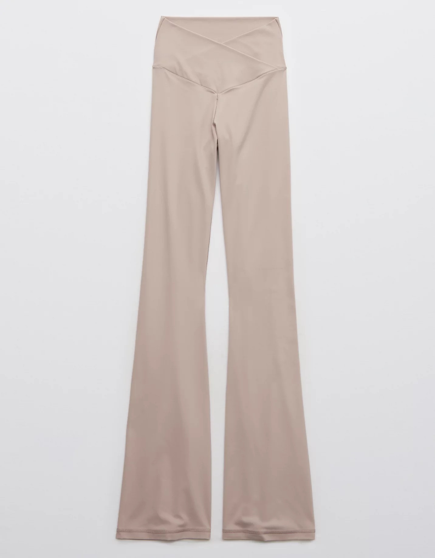 OFFLINE Real Me High Waisted Crossover Flare Legging | American Eagle Outfitters (US & CA)