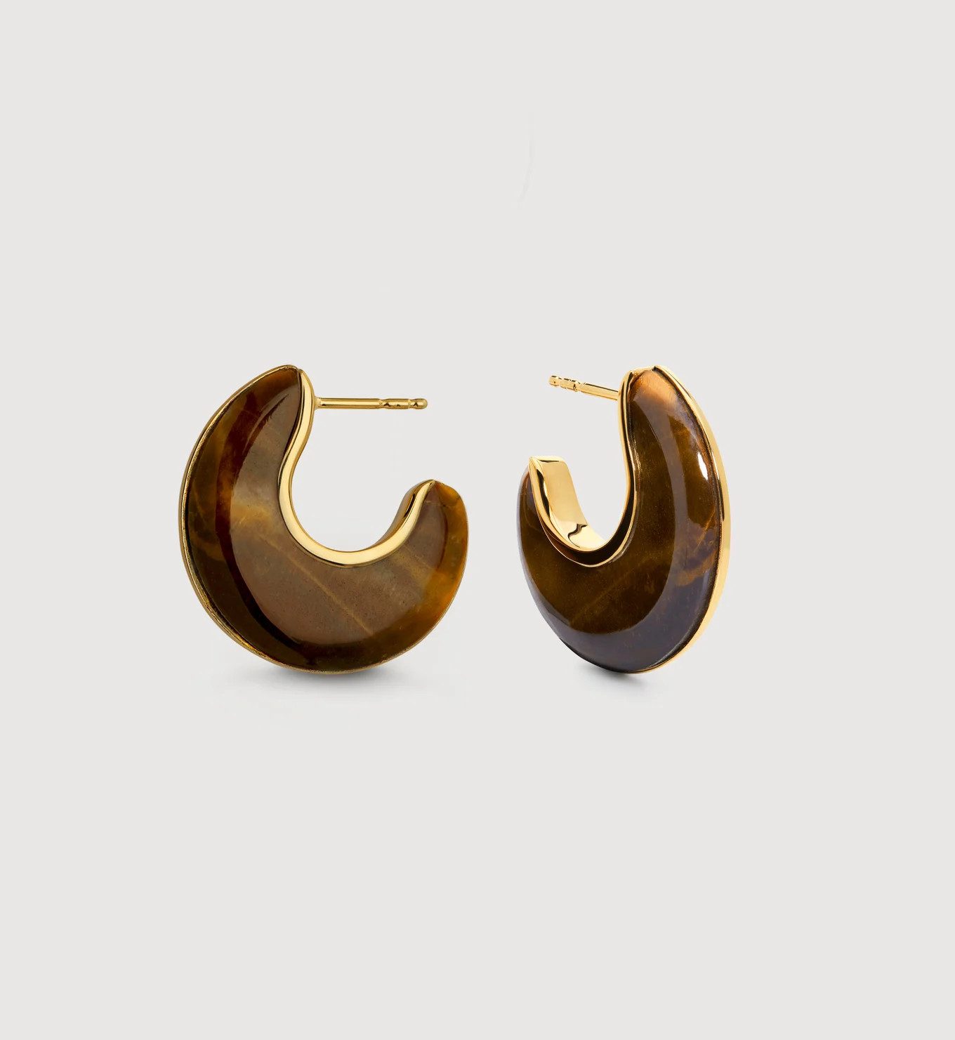 Kate Young Reversible Gemstone Hoops | Monica Vinader (Global)
