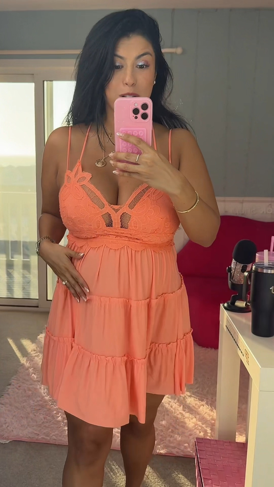 This dress hides the fact that I definitely did not plan an outfit today. You can never go wrong with a cute flowy spring dress 💃🏻

#LTKStyleTip #LTKSeasonal #LTKMidsize