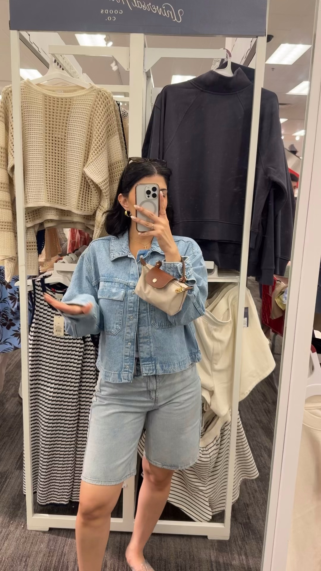 Denim jacket 

#LTKSeasonal #LTKMidsize