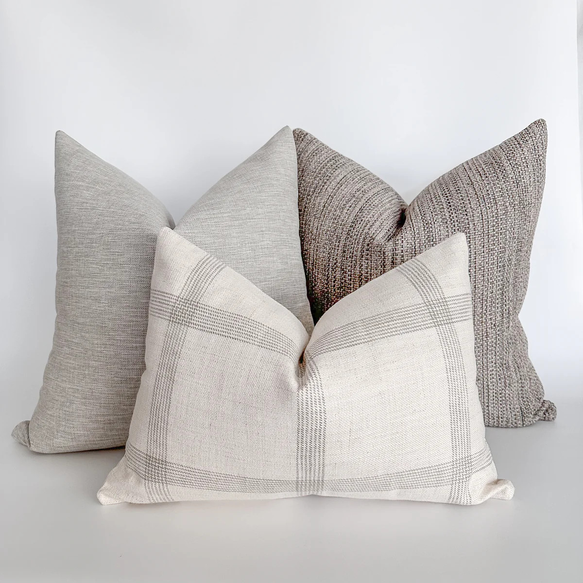 Sandhill Gray Pillow Cover Set | Hackner Home (US)