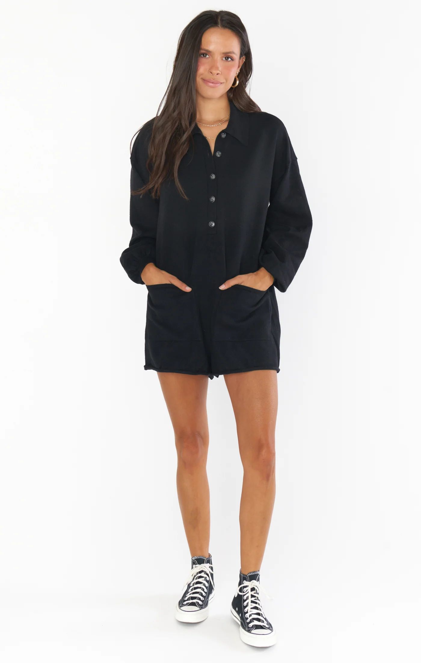 Gianni Romper ~ Black Knit | Show Me Your Mumu