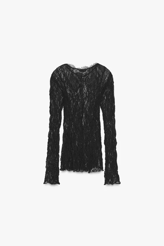 LACE TOP | Zara UK
