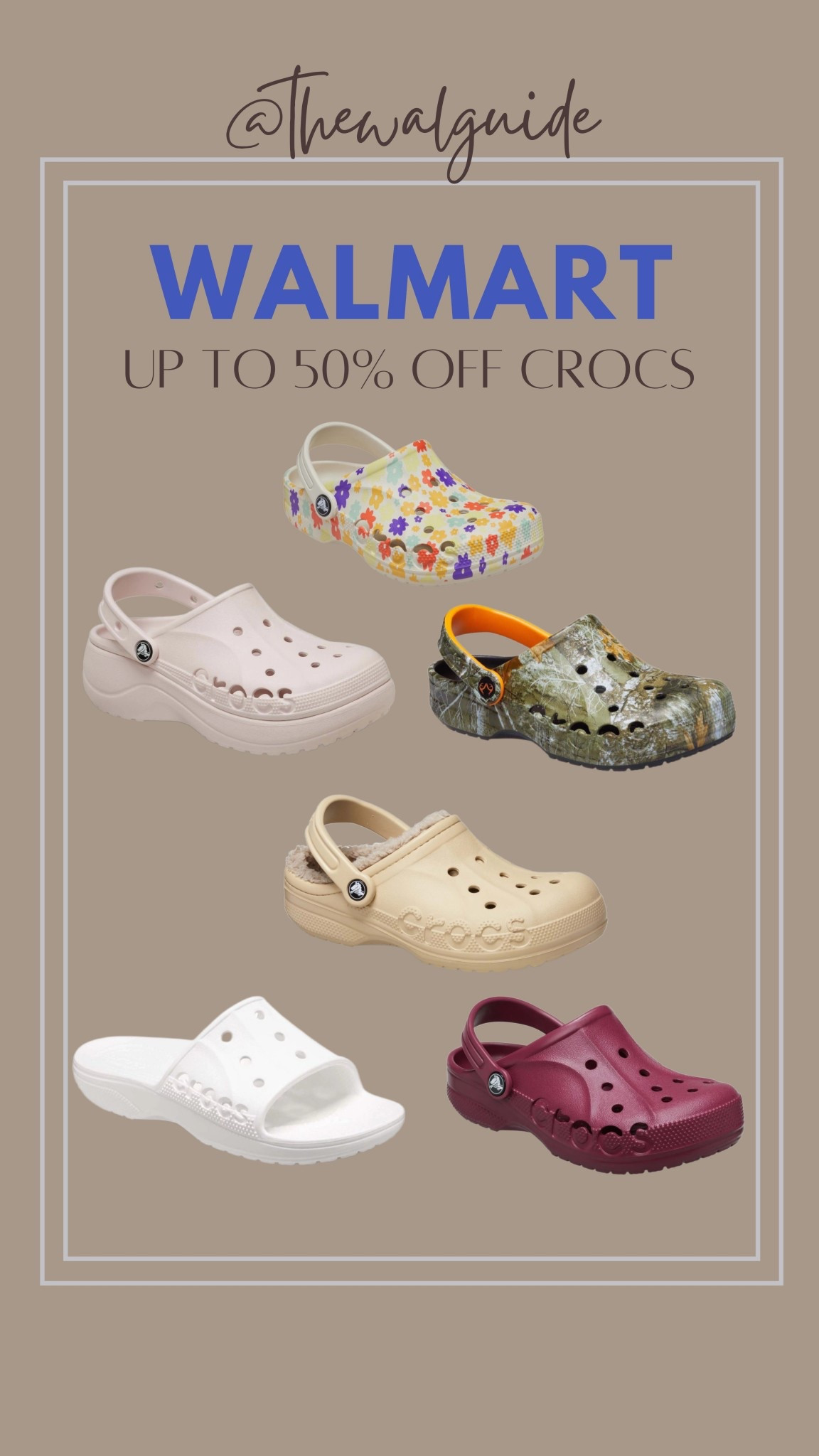 Crocs on sale at Walmart! 

#LTKSaleAlert #LTKMothersDay #LTKmomlife