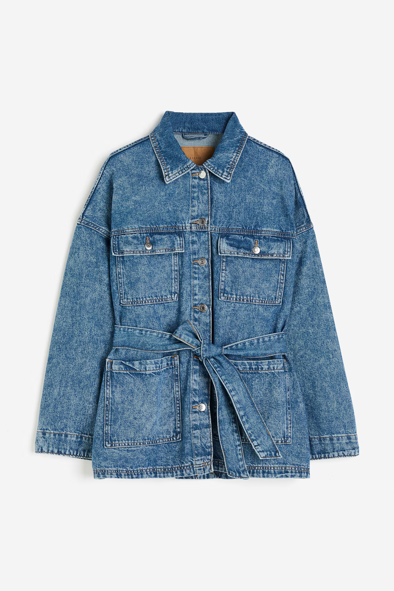Tie Belt Denim Jacket | H&M (AU)