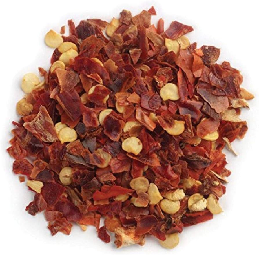 Frontier Co-op Crushed Red Chili Peppers, 1-Pound Bag, Certified Organic Red Chili Flakes For Mex... | Amazon (US)