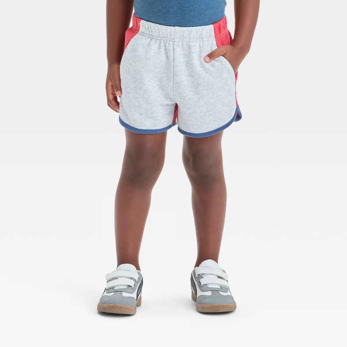 Toddler Boys' Pull-On Dolphin Hem French Terry Shorts - Cat & Jack™ Gray | Target