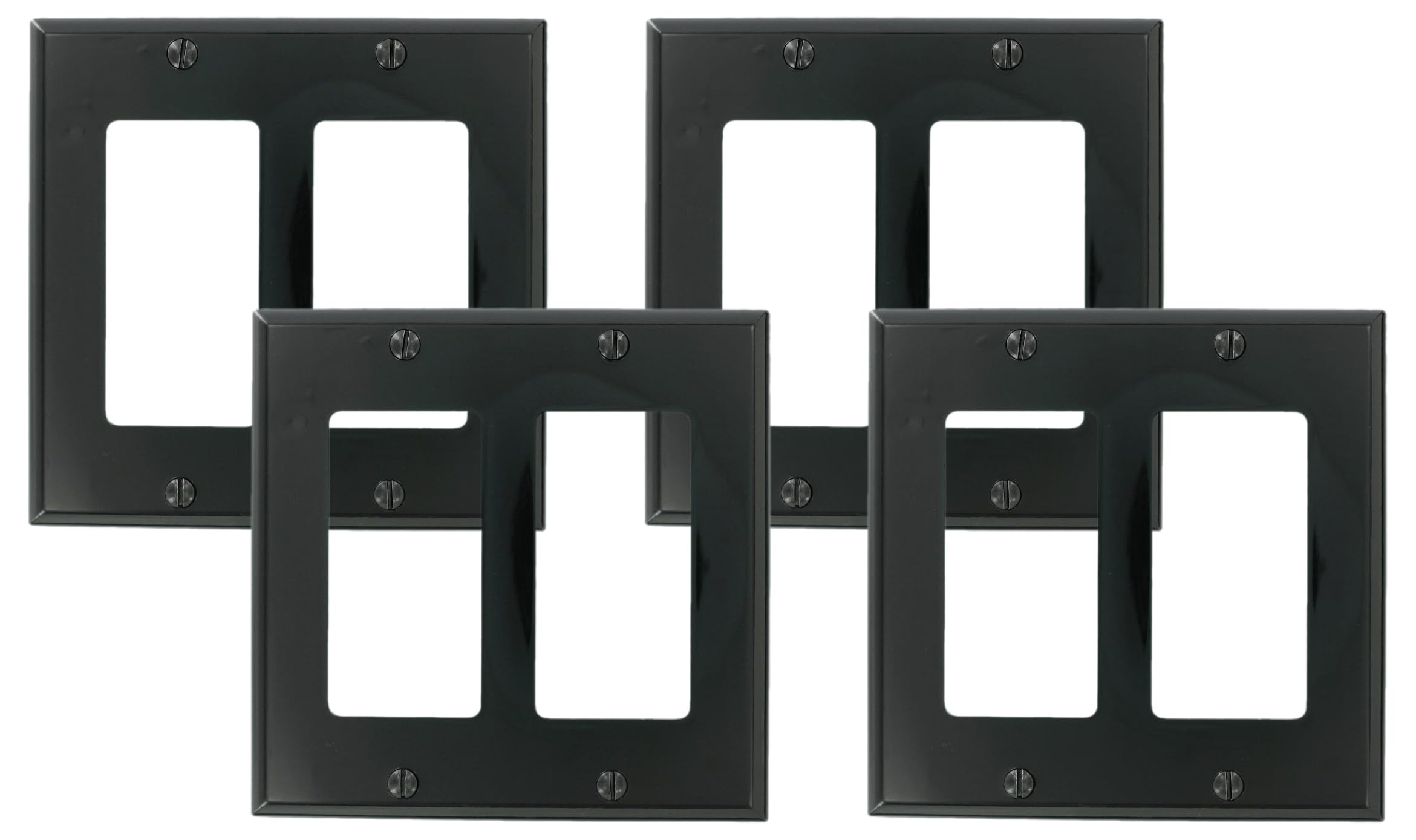 Leviton 80409-NE Standard Size Thermoplastic Nylon Device Mount 2-Gang Decora/GFCI Device Wallpla... | Amazon (US)