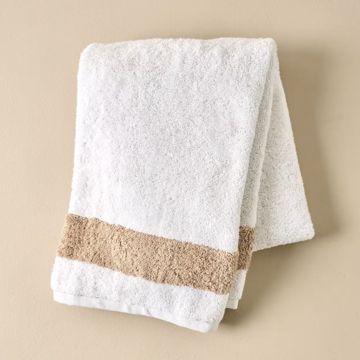 Sedona Reversible Taupe Towel | Magnolia