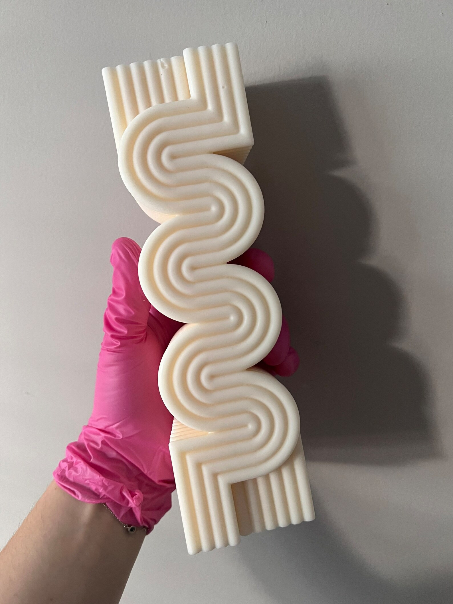 Custom Colors  Huge Aesthetic Ribbed Pillar Candle  Shaped - Etsy | Etsy (US)