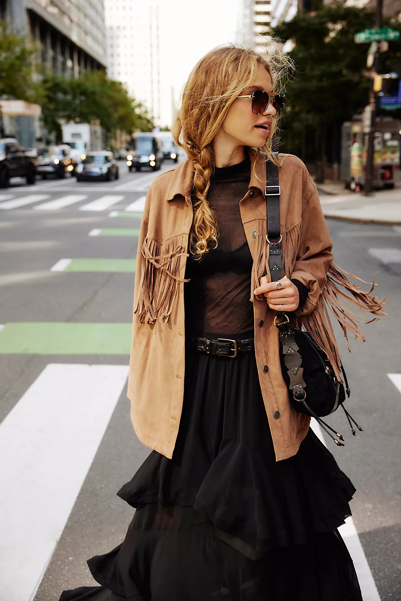We The Free Fringe Out Vegan Suede Jacket | Free People (Global - UK&FR Excluded)