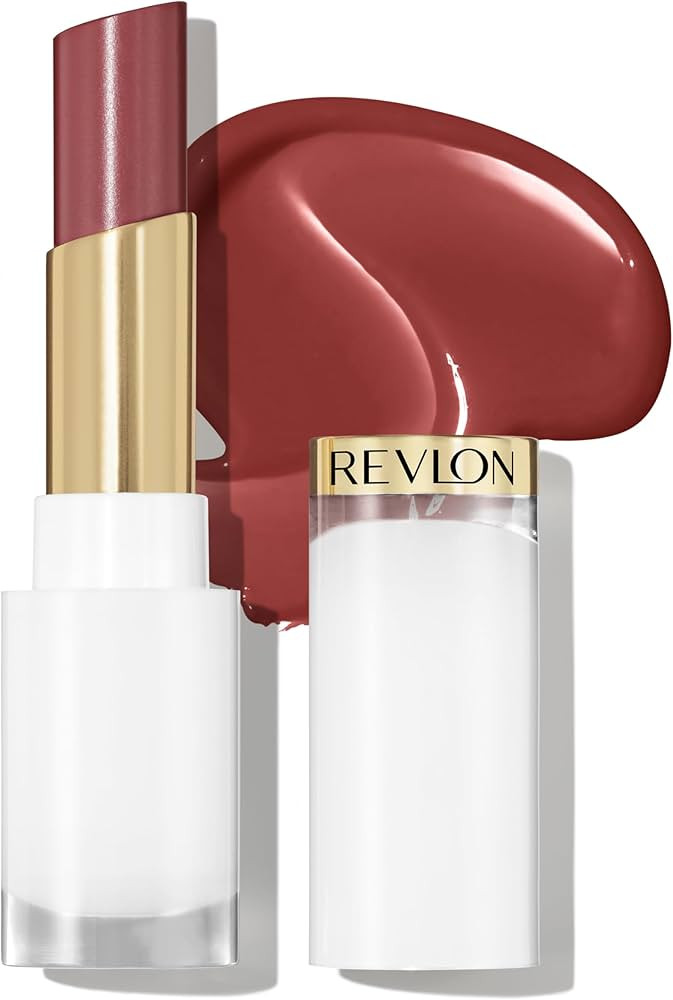 REVLON Super Lustrous Glass Shine Balm, Hydrating Tinted Lipstick, Sheer, Glossy Shiny Finish, 00... | Amazon (US)
