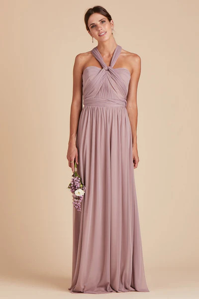 Chicky Convertible Dress - Mauve | Birdy Grey